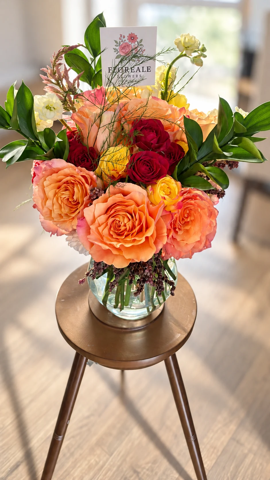 Rich & radiant floral arrangement